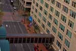 The Crescent building, and the Chase Bank building, on West Main Street