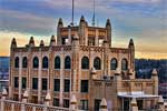 A view of the Paulsen building, from the rooftop of the Old National Bank building.