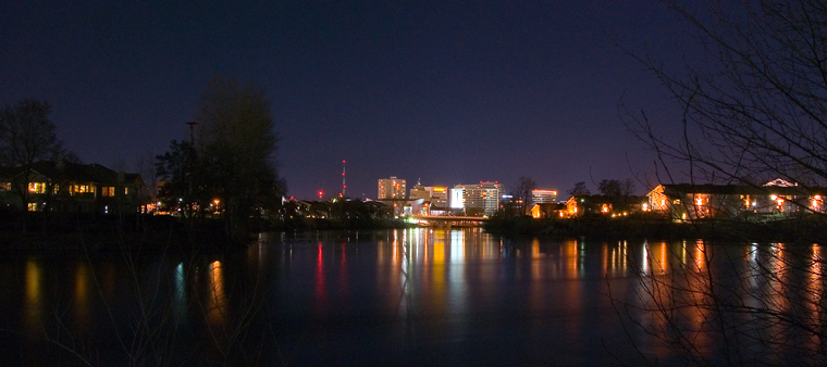 Spokane downtown view from Gonzaga University