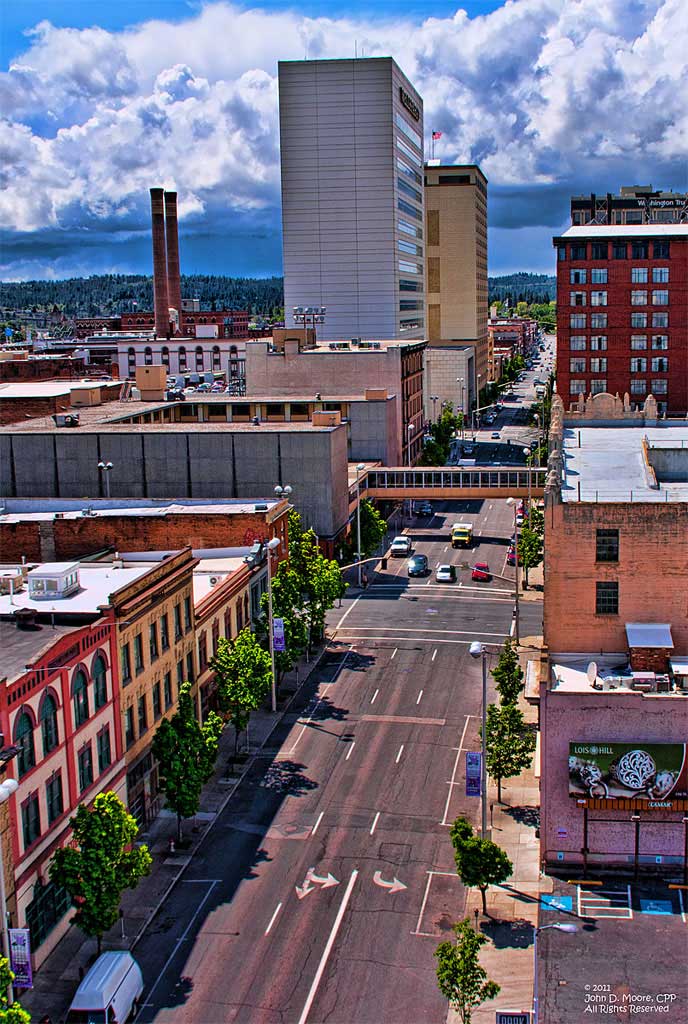 West First Street, west of Washington Street