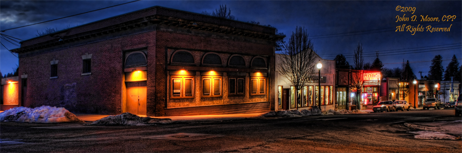 West side," of the South Perry business district,  1000 South Perry.  Spokane Washington