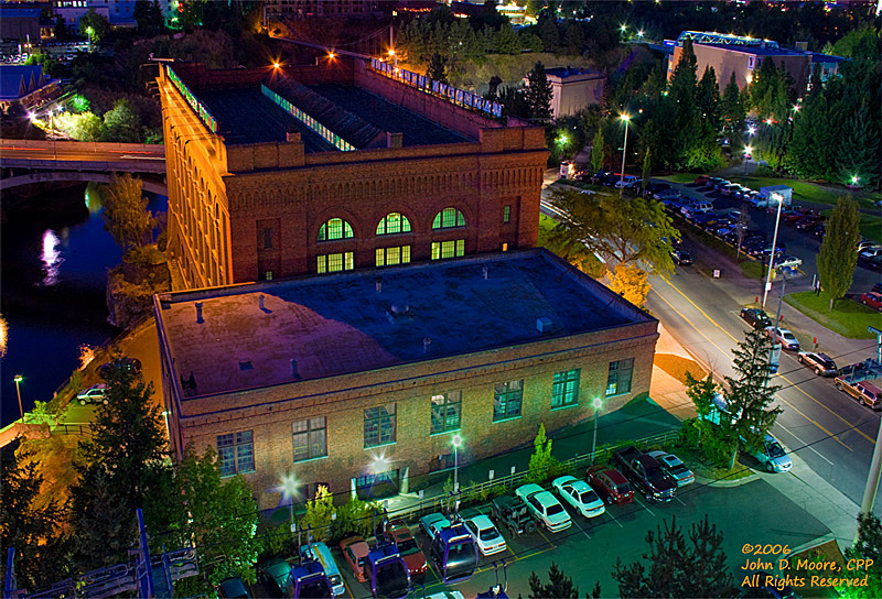 Washington Water Power building in downtown Spokane